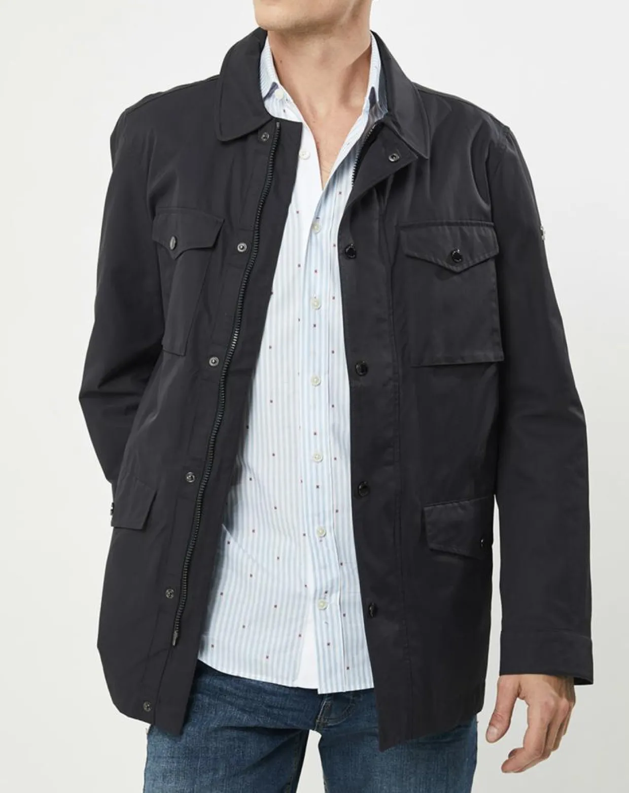 Parka Light bleu marine-Hackett London Hot