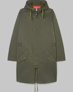 Homme Marc O'Polo Manteaux^Parka Logue Double capuche amovible kaki