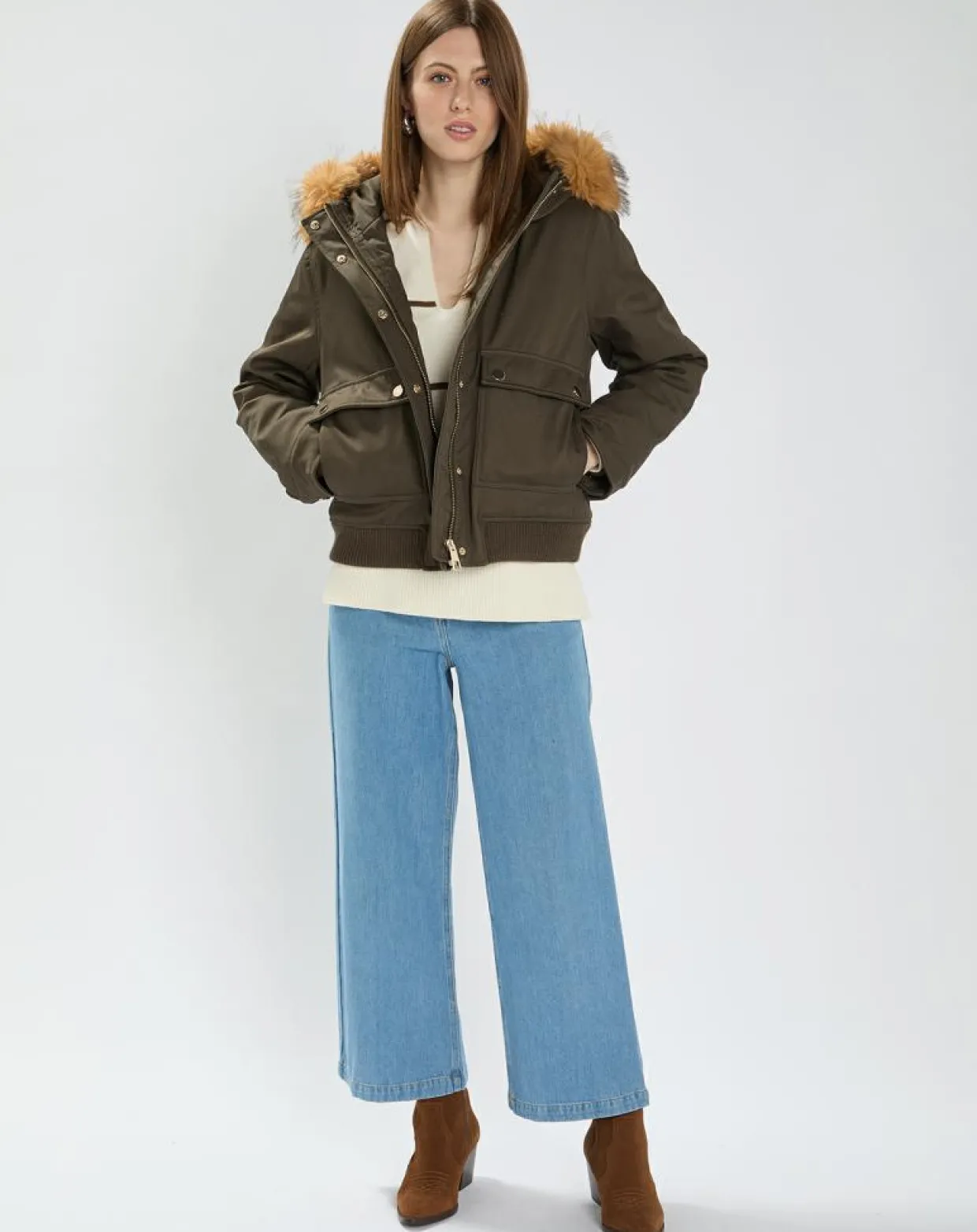 Femme Zapa Manteaux^Parka Parsey kaki