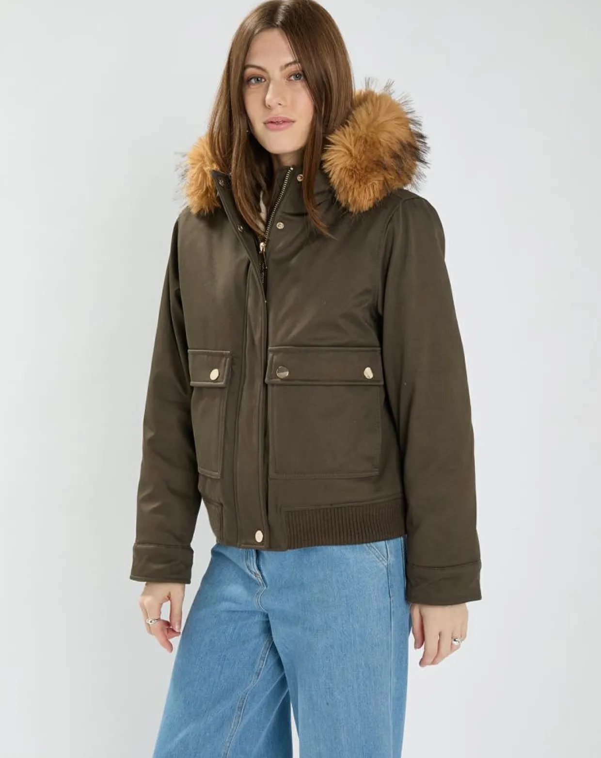 Femme Zapa Manteaux^Parka Parsey kaki