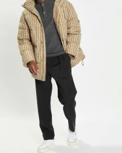 Homme Marc O'Polo Manteaux^Parka Puffer oversize à carreaux multicolore