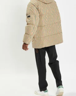 Homme Marc O'Polo Manteaux^Parka Puffer oversize à carreaux multicolore