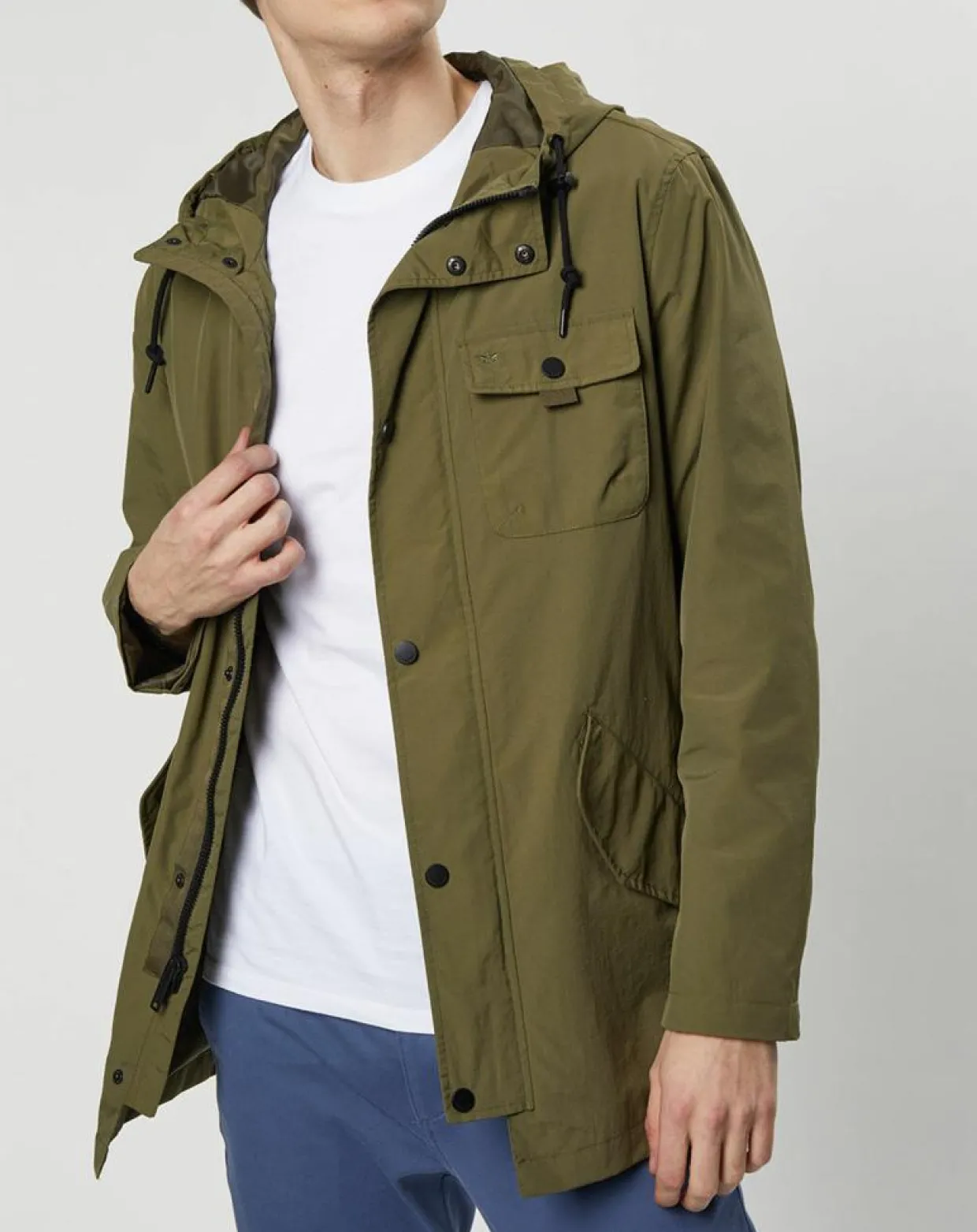 Homme Dockers Manteaux^Parka Taslan All-Terrain kaki