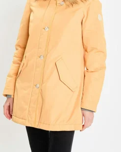 Parka Thermor à capuche fausse fourrure jaune-Marc O'Polo Clearance