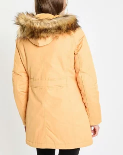 Parka Thermor à capuche fausse fourrure jaune-Marc O'Polo Clearance