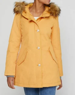 Parka Thermor à capuche fausse fourrure jaune-Marc O'Polo Clearance