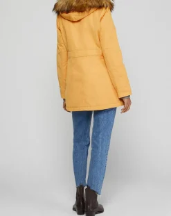Parka Thermor à capuche fausse fourrure jaune-Marc O'Polo Clearance
