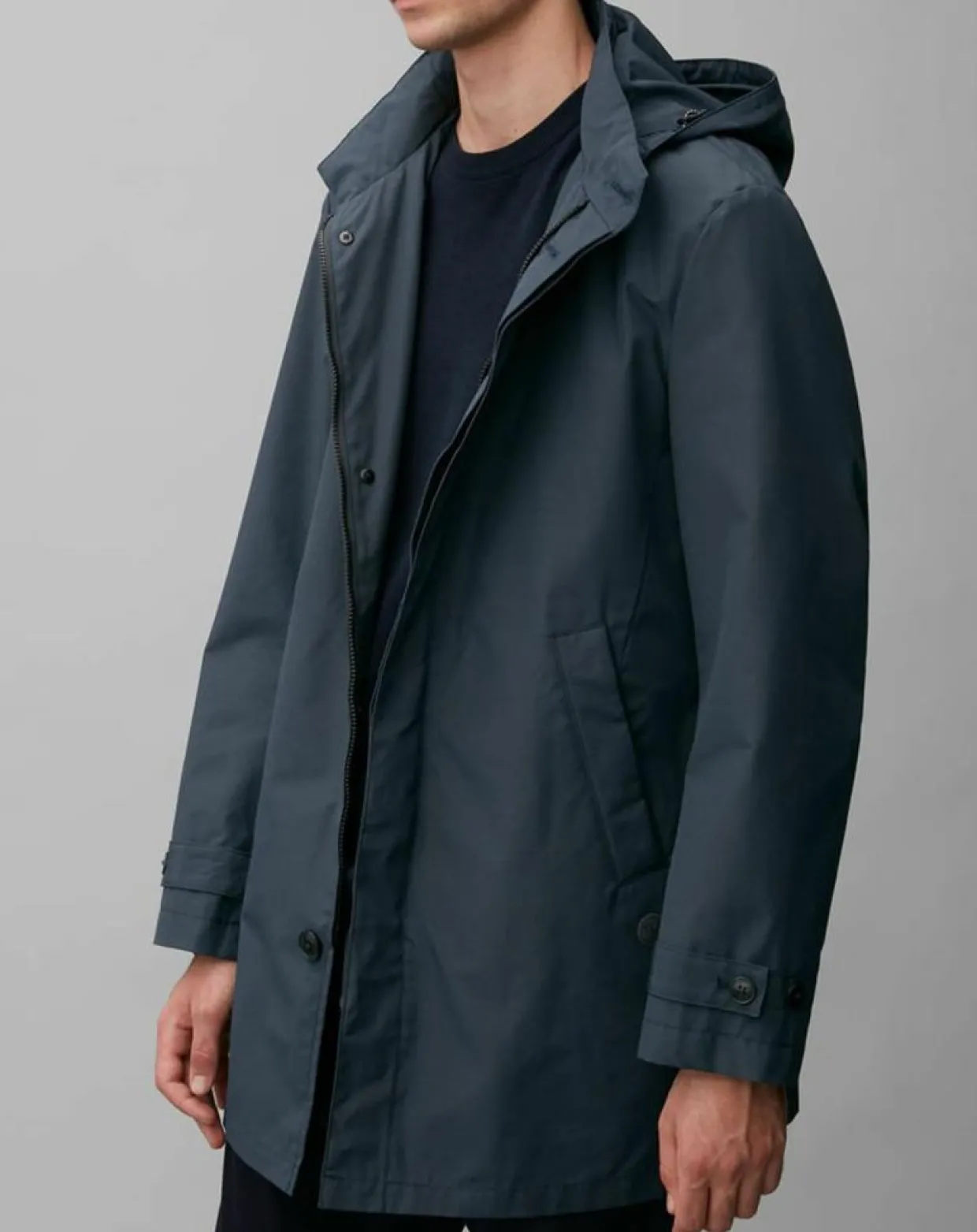 Parka Thermor Double Amovible bleu marine-Marc O'Polo Clearance