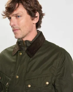Homme Hackett London Manteaux^Parka Velo Speed kaki