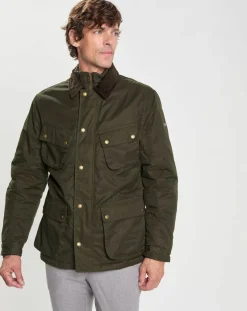 Homme Hackett London Manteaux^Parka Velo Speed kaki