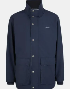 Homme Gant Manteaux^Parka Whiy bleue