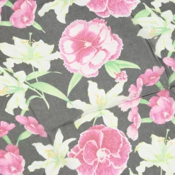 Paréo/Étole Lily en Voile de coton noir - 130x68 cm-Manuel Canovas Discount