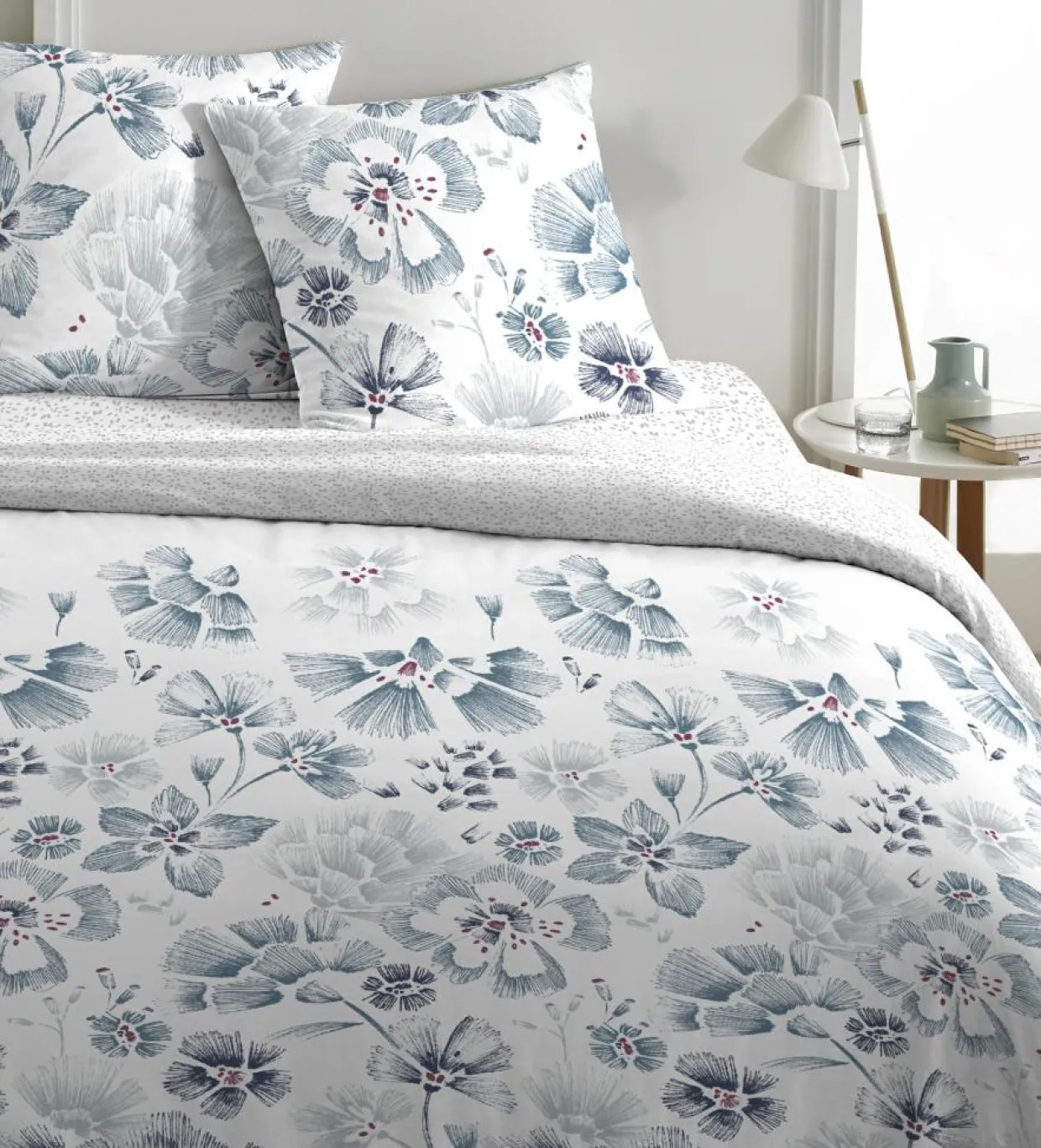 Home Collection Linge De Lit, Ensembles^Parure housse de couette 100% Percale de Coton ambre
