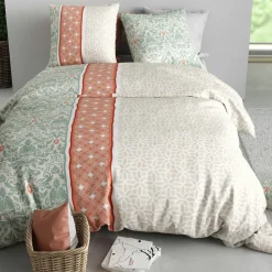 Parure Housse de Couette 3pcs 100% Coton 57fils prana-Atelier du Coton Sale