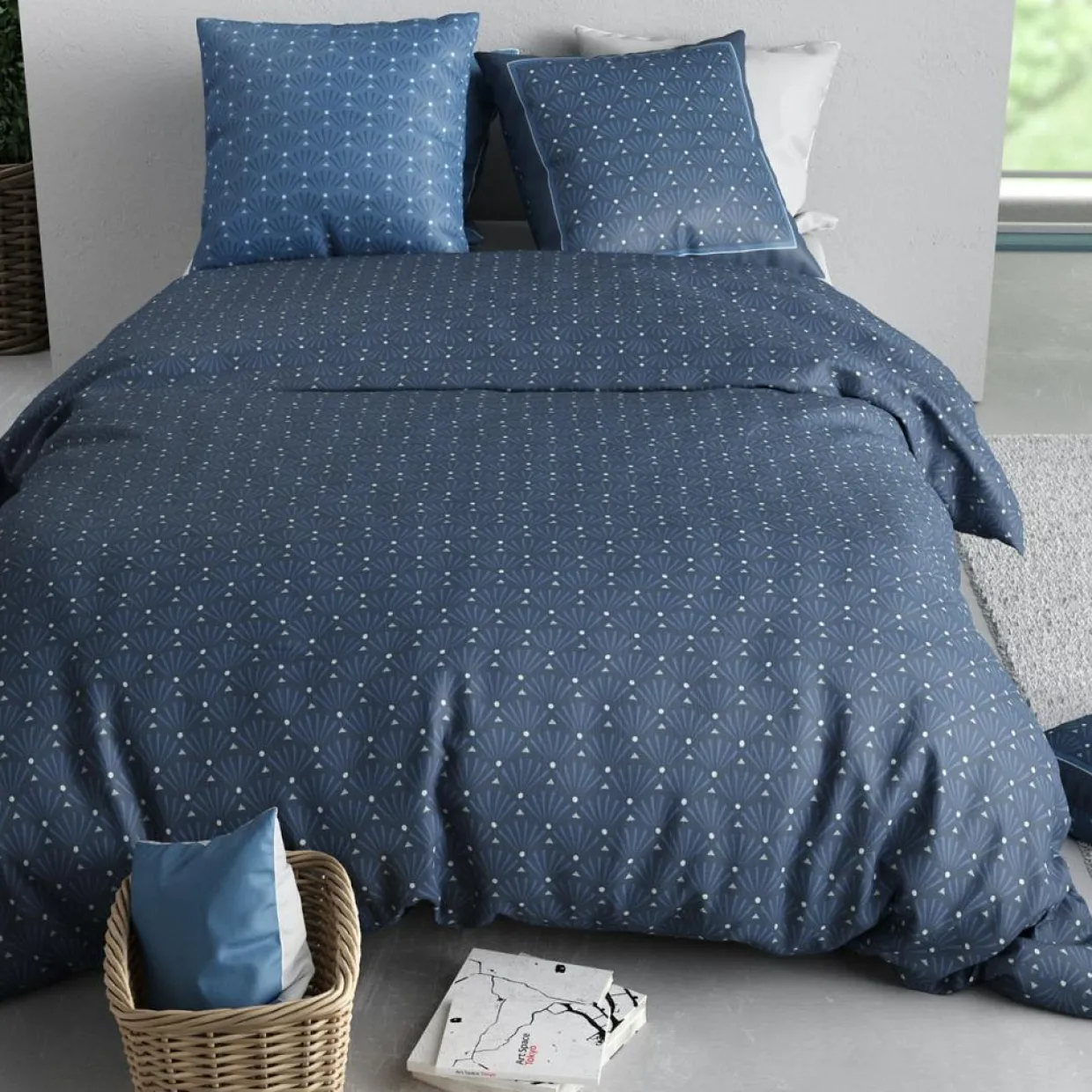 Parure Housse de Couette Azura multicolore-Baton Rouge Discount