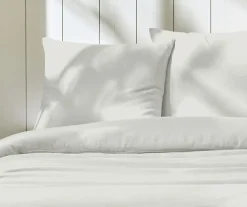 Parure housse de couette 100% Gaze de Coton Ivoire-Home Collection New