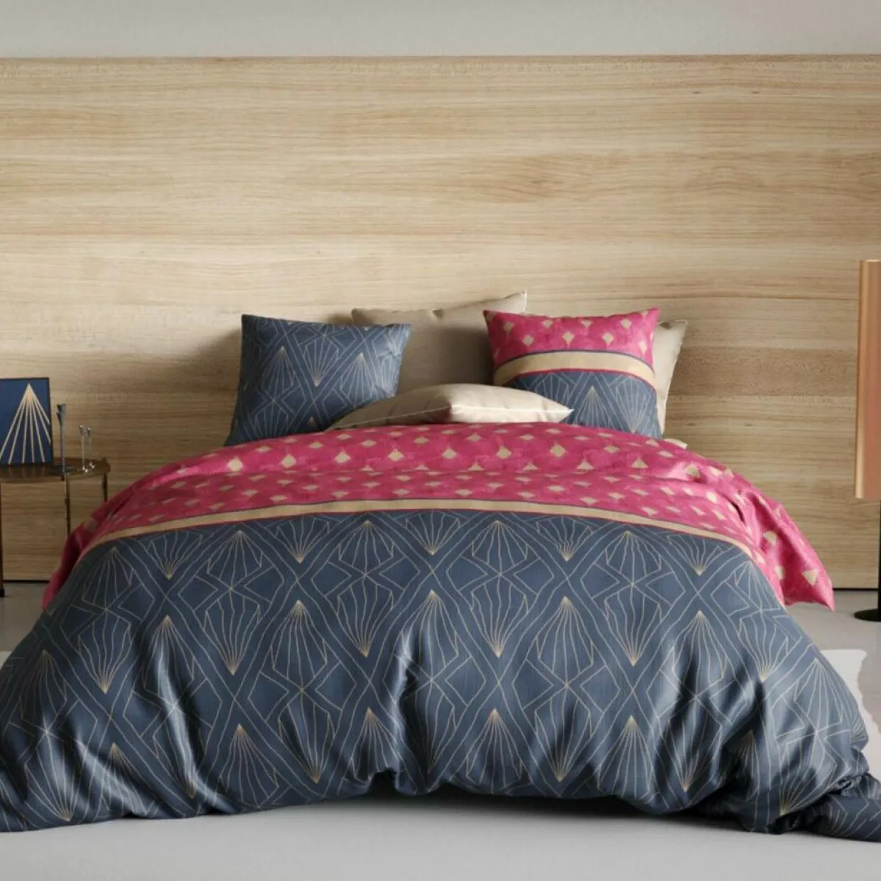 Ateliers du Linge Linge De Lit, Ensembles^Parure housse de couette Lily multicolore