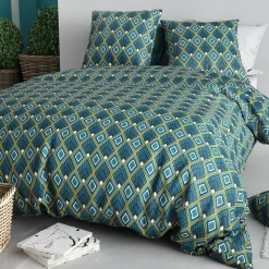 Atelier du Coton Linge De Lit, Ensembles^Parure Housse de Couette 3pcs 100% Coton 57fils triska