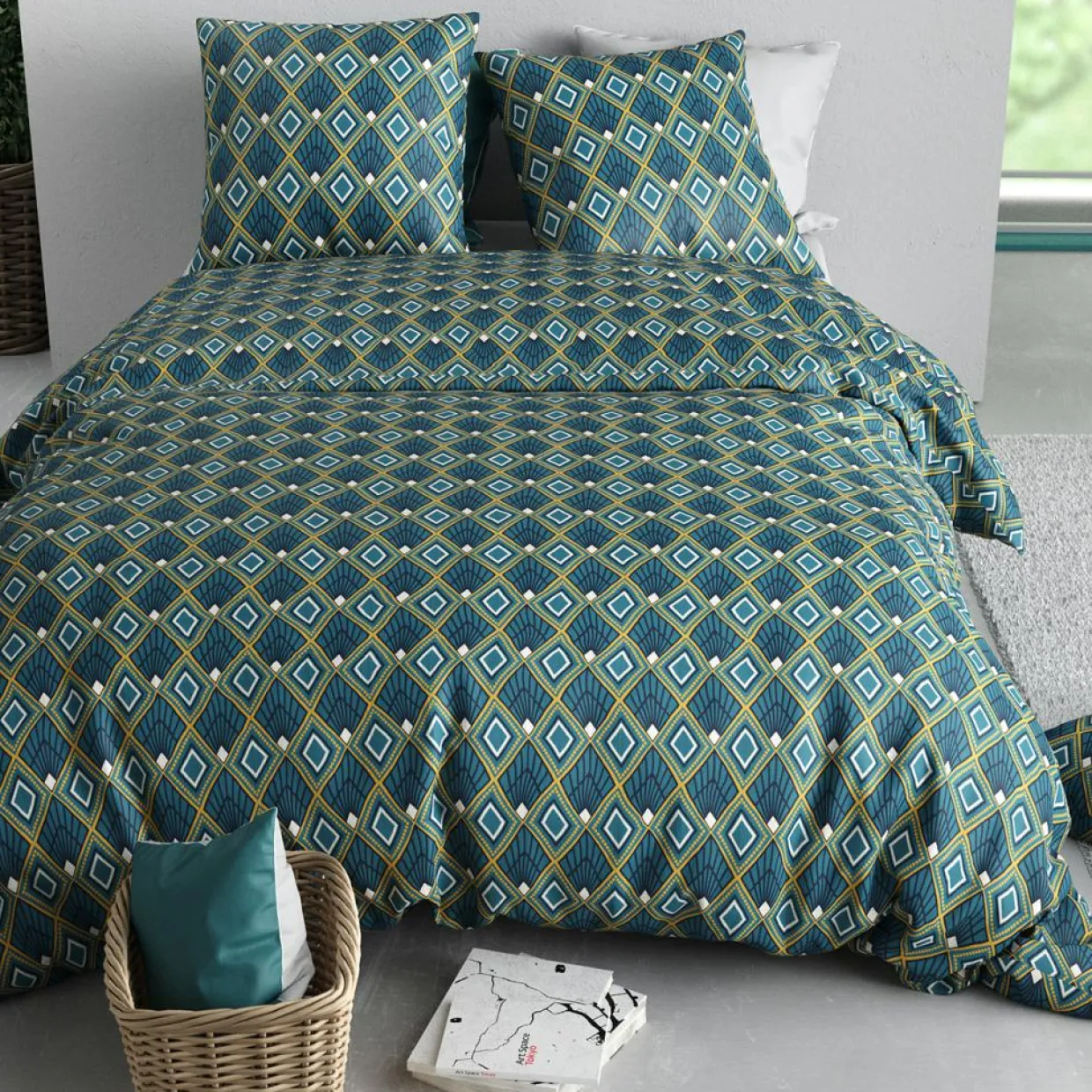 Atelier du Coton Linge De Lit, Ensembles^Parure Housse de Couette 3pcs 100% Coton 57fils triska