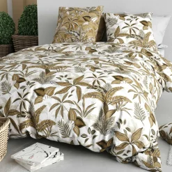 Atelier du Coton Linge De Lit, Ensembles^Parure Housse de Couette 3pcs 100% Coton 57fils kahoni