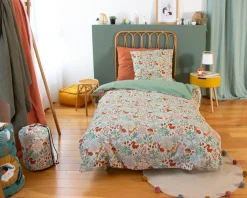 Home Collection Linge De Lit, Ensembles^Parure housse de couette en Coton multicolore