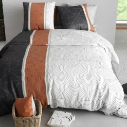 Parure Housse de Couette Equinoxe multicolore-Baton Rouge