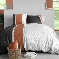 Parure Housse de Couette Equinoxe multicolore-Baton Rouge