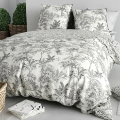 Parure housse de couette Fauve blanche-Home Collection Sale