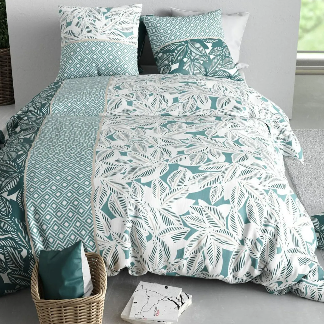 Parure Housse de Couette Foliage multicolore-Baton Rouge Hot