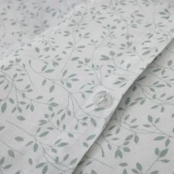 Baton Rouge Linge De Lit, Ensembles^Parure Housse de Couette 100% Gaze de Coton Imprimé Murmure blanche