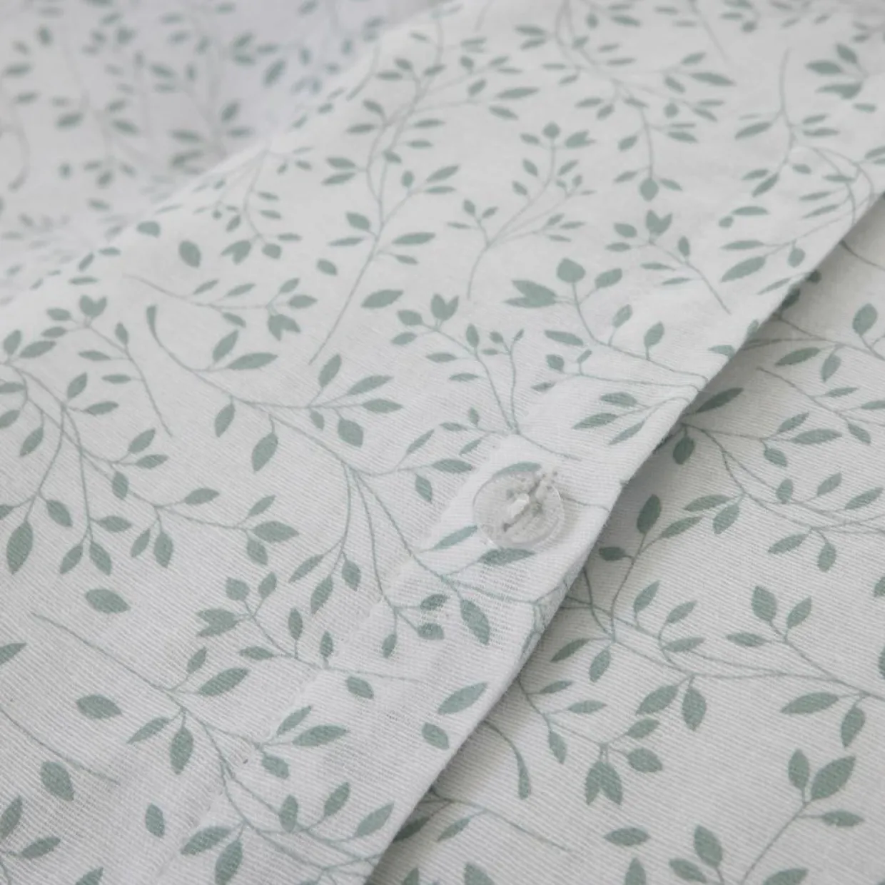 Baton Rouge Linge De Lit, Ensembles^Parure Housse de Couette 100% Gaze de Coton Imprimé Murmure blanche