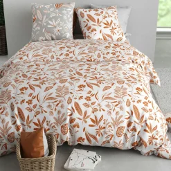 Parure Housse de Couette 3pcs 100% Coton 57fils kaylie-Atelier du Coton Online
