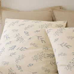 Baton Rouge Linge De Lit, Ensembles^Parure Housse de Couette 100% Gaze de Coton Imprimé Liveo blanche