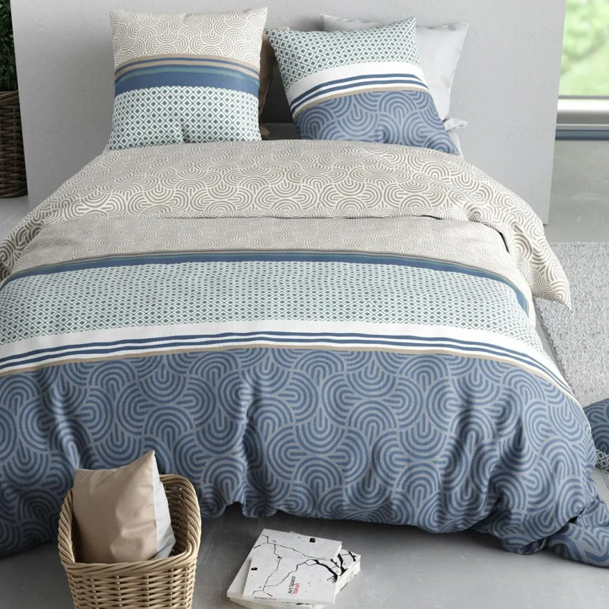 Parure Housse de Couette Canopee multicolore-Baton Rouge Clearance