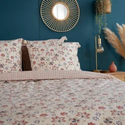 Home Collection Linge De Lit, Ensembles^Parure housse de couette Denia blanche - 240x220 cm