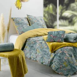 Ateliers du Linge Linge De Lit, Ensembles^Parure housse de couette Hupia multicolore
