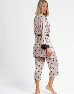 Peignoir Elegant Dots rose-Admas New