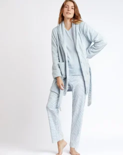 Peignoir Forever bleu ciel-Admas Classic