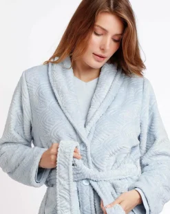 Peignoir Forever bleu ciel-Admas Classic