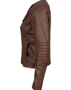 Perfecto en Cuir Jorgia cognac-Chyston New