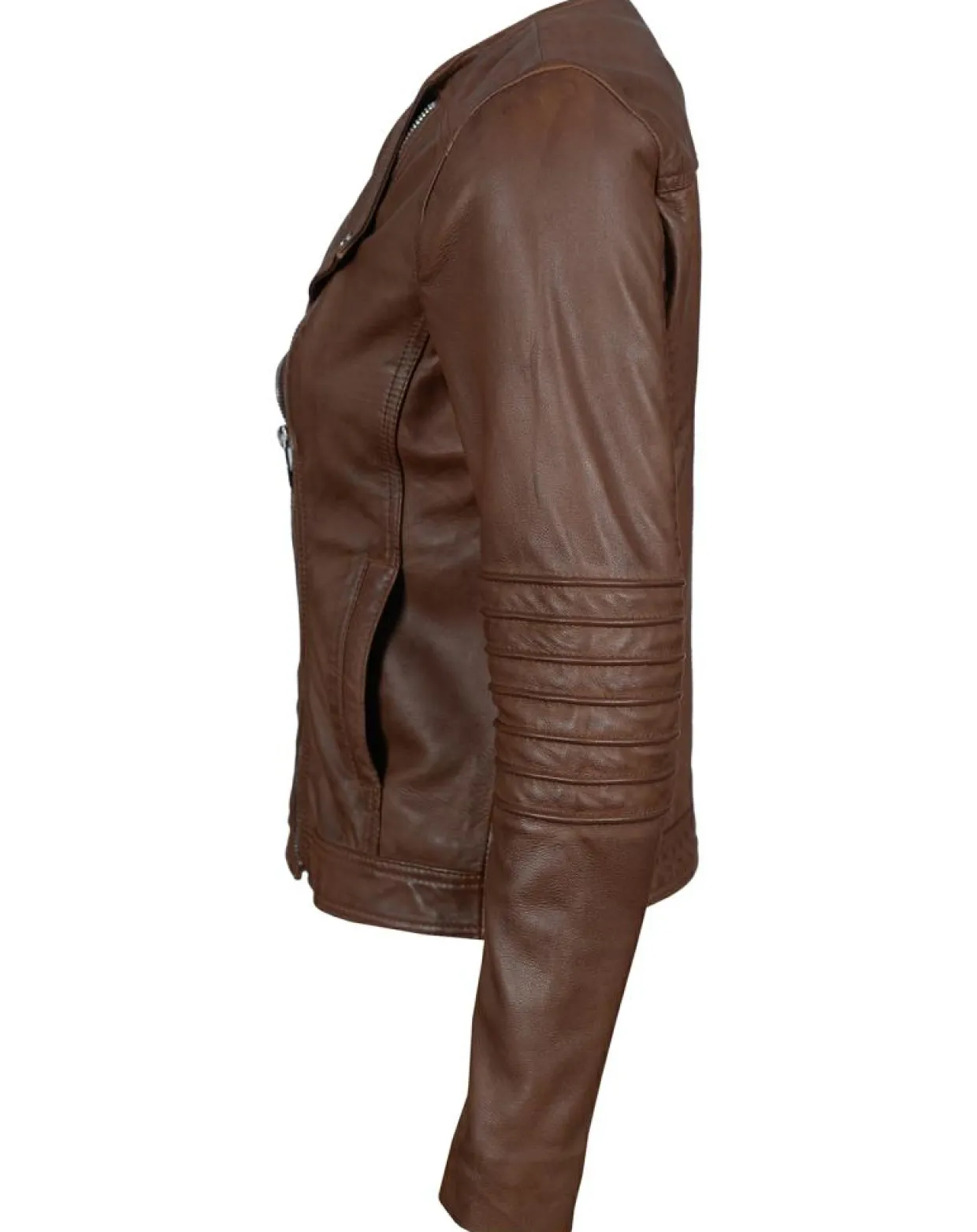 Perfecto en Cuir Jorgia cognac-Chyston New