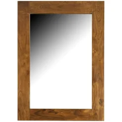 Petit miroir en acacia gordon brun/miel - 140x4x90 cm-Bois & Chiffons Discount