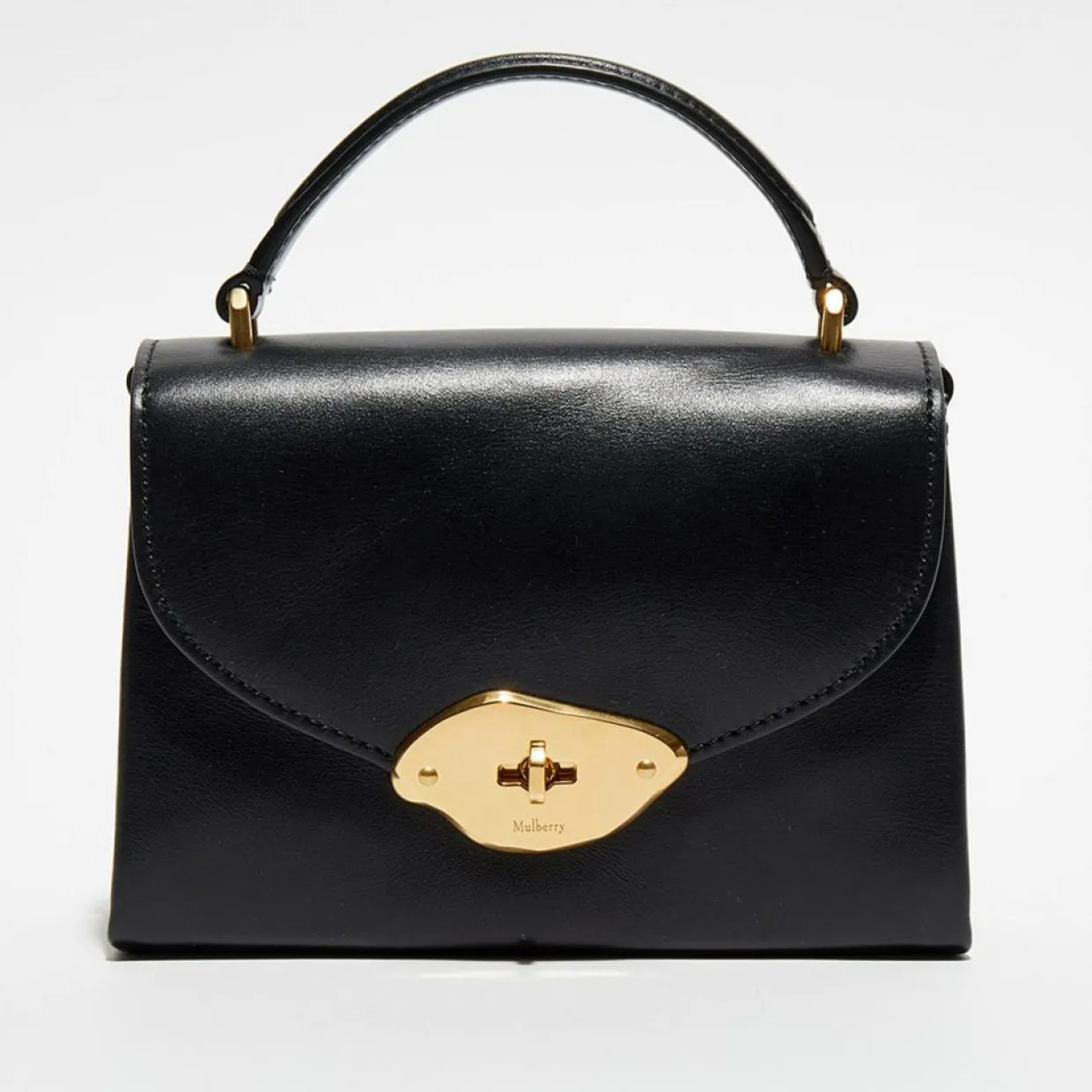 Femme Mulberry Sacs^Petit sac à main en Cuir Lana noir - 18,5x13x8 cm