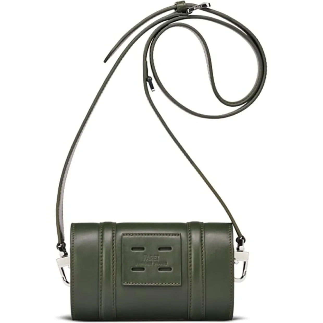 Petit Sac Cyclo en Toile enduite & Cuir multicolore - 10x17x4.5 cm-Maison Faret New