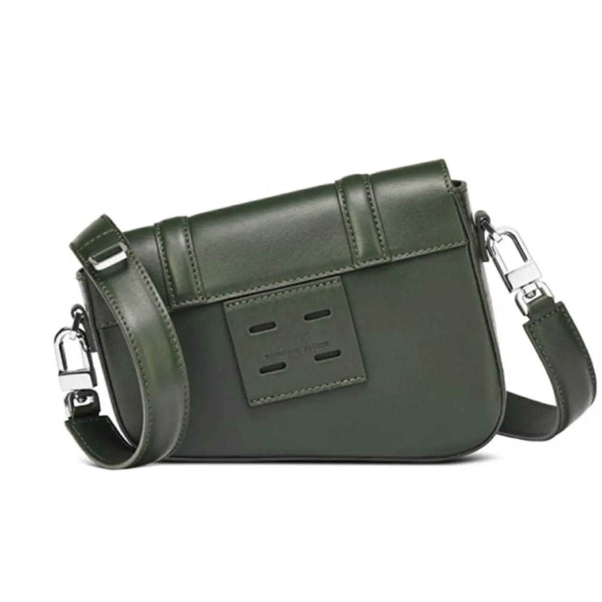 Petit Sac en Toile enduite & Cuir Bordeaux noir/multicolore - 14x19x4.5 cm-Maison Faret Outlet