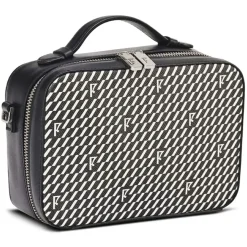 Femme Maison Faret Sacs^Petit Sac en Toile enduite Pyla noir/blanc - 13x19x6.5 cm