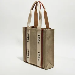 Femme Chloé Sacs^Petit tote bag Woody multicolore - 26x20x8 cm