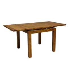 Bois & Chiffons Tables^Petite table à manger carrée allonge 70 Acacia Gordon Naturel - 70x70x78 cm