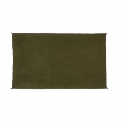 Plaid en coton flammé vert 140x220cm-Bed and Philosophy Sale