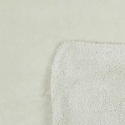 Plaid Flanelle Sherpa XXL beige - 140x200 cm-Home Deco Factory Outlet